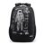 Gear Anatomy Space 19″/38L Large Water Resistant School Bag | Casual Backpack | Daypack | Travel Backpack | Kids Bag for Boys/Girls (Black – Black)