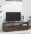 @home By Nilkamal Rio Solid Wood TV & Entertainment Unit with Drawer & Shelve Storage in Country Light Finish