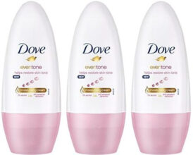 DOVE Even Tone 48H Odour Protection Deodorant Roll-on  –  For Women(150 ml, Pack of 3)