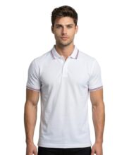 Awg All Weather Gear Cotton Polo T-Shirt | Half Sleeve Plain-Regular Fit | Soft Breathable Solid Tee | Collar Tshirts | Casual & Office Wear | Comfortable Everyday Cotton Polo | Mens Tshirts White