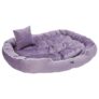 Amazon Basics Polyester Xxl Pet Bed With Cushion | Ideal For Big Dogs | Washable | Suitable For Multiple Pets |110 X 93 X 20 Cm