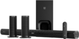 GOVO GOSURROUND 985 Dolby Digital wiless Subwoofer 525 W Bluetooth Soundbar(Platinum Black, 5.1 Channel)