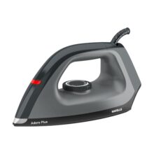 Havells Dry Iron Adore Plus 1100 Watts, Iron Press, Greblon Non Sick Soleplate with German Technology, Shock Proof Body, Aerodynamic Design, 360° Swivel Cord, 2 Year Manufacturer Warranty (Black)