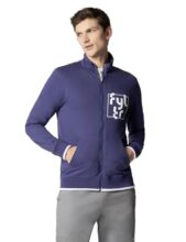Fyltr Men’S Casual Stand Collar Jacket With Rib Details – Full Zipper | Full Sleeve Branding | Casual Winterwear For Men
