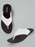 MOCHI Men Sandals(White , 8)