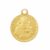 Bangalore Refinery Metal 2 Gm Round Ganesh 24k (999) Yellow Gold Pendant (without hook)
