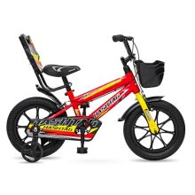 Geekay Hashtag Junior 2.0 Single Speed 16T Kids Cycle – Red Yellow