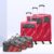ARISTOCRAT Trigon Hexa Set of 6 | 3 Trolley Bags (55cm+69cm+79cm) & 3 Duffles (Small-52cm) Cabin & Check-in Set 4 Wheels – 40 inch