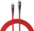 Nu Republic USB Type C Cable 1 m Blaze Supersonic 65W Type-C to Type-C Fast Charge Cable(Compatible with Mobile, Tablet, Laptop, Red, One Cable)