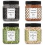Temperado 4 Seeds Combo Pack Chia Pumpkin Sunflower Flax 250 G X 4 Seeds Mix Raw Super Seeds Blend For Eating Weight Loss Diet Fiber Rich Healthy Snack Daily Nutrition