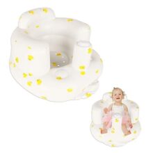 GETZET Baby Sitting Support Seat – Soft Portable Infant Sofa Chair with Backrest for Bath, Floor, Travel & Sitting Training.
