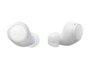 Sony WF-C510 Wireless Bluetooth Earbuds with Mic, TWS, in Ear, Ambient Sound Mode, Small and Comfortable, IPX4, Quick Charge, Multipoint Connectivity, Customized EQ, Up to 22 Hours Battery- White