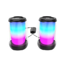 HP Multimedia Speaker DHS-5100, High Power Speaker with Pure and Pleasant Sound Quality; RGB Light Effect; USB Powered; Bluetooth® 5 connectivity Support; Dual Speaker Design