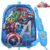 Graphene Blue Holi Pichkari Water Gun With 5.8L Backpack Tank, High Pressure Long-Range Water Blaster, Leak-Proof Back Holding Pichkari With 100 Water Balloons For Kids Boys & Girls
