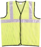 Safety Jacket Reflective High Visibility use For Airport, Construction, Emergency, Landscaping, Paving,Traffic, Sanitation, Security Guard, Engineering jacket,60GSM Mesh, AK-605 (PACK OF 75)