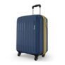 Safari Cabin Genius Alley 55cm Trolley Bag Hard Case Polypropylene, 4 Spinner Wheels, 360 Degree Wheeling Carry on Luggage, Travel Bag, Suitcase for Travel, Trolley Bags for Travel, Navy