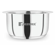 BERGNER Eternity Stainless Steel Tope With Induction Compatible (2.85 Liter, Silver),Non-Stick