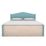 Smartsters Reversible Flip Mattress For Kids |White Chocolate | Rectangle | Queen Bed Size 6