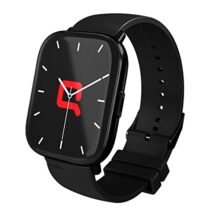 Compaq Q Watch Balance Series With 1.69″ Hd Display| Instant Messaging Notification| Blood Pressure Monitoring|Heart Rate Monitoring| Sleep Monitoring | Smartwatch (Black)