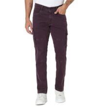 Spykar Men’s Cargo || Regular Fit Cargo Pants || Cotton Cargos Maroon
