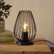 Eglo Newtown Table Lamp(17.5 Cm, Black)