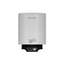 Polycab Celestia 25 Ltr 2 Kw 5 Star Rating Storage Wall Water Heater With Metal Body (White Black)