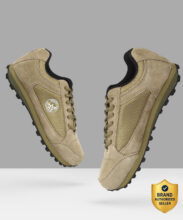 WOODLAND Lace Up Lightweight Breathable Comfortable Daily Use Casuals For Men(Khaki , 6)