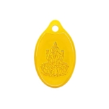 Muthoot PAPPACHAN Swarnavarsham 24K (999) Yellow Gold Oval Laxmi Pendant 2 Gram