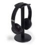 Gadgetbite Headphone Stand For Table Desk Aluminum Headphone Holder Gaming Headset Holder For Table Top Abs Solid Base Headphone Accessorie Organiser For Pc Office Home Gaming Headsets – Black