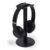 Gadgetbite Headphone Stand For Table Desk Aluminum Headphone Holder Gaming Headset Holder For Table Top Abs Solid Base Headphone Accessorie Organiser For Pc Office Home Gaming Headsets – Black