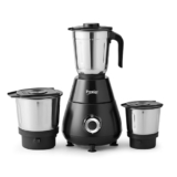 Prestige Apex 500 Watt Mixer Grinder With 3 Stainless Steel Jars | Super Efficient Ss Blades | Black | 2Y Warranty | Isi Certified