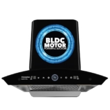 Crompton QuietPro Plus BLDC 1600m3/hr 60cm Curved Chimney| Filterless Intelligent Autoclean| Smart On| Touch+ Motion Sensor Control| 10Yrs Motor & 2Yrs Overall Warranty (CHD-QPPC60FLE-IND)