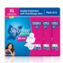 Stayfree Secure xl | Combo packs 120 Pads | Cottony Soft Sanitary Pads for Women | with Leak Lock Technology | Odour Control | Absorbs upto 100% Fluid | Up to 12 Hours of Protection |