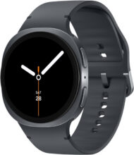 Samsung Galaxy Watch8 (44mm, Bluetooth)(Dark Gray Strap, Large)