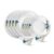 Larah by Borosil Nina Fluted Series Opalware Dinner Set | 12 Pieces for Family of 4 | Microwave & Dishwasher Safe | Bone-Ash Free | Crockery Set for Dining & Gifting | Plates & Bowls | White