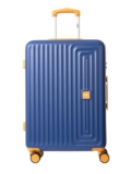 Wiki Ripple 8 Wheel Hardside Polycarbonate Trolley by Wildcraft,Large,Navy