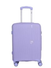 Wiki Zine 8 Wheel Hardside Polycarbonate Trolley by Wildcraft,Large,Pstl_Prpl