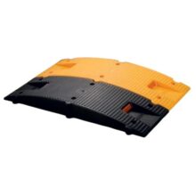 Aktion Safety 75Mm Speed Breaker 2 Meter Abs Road Bump (Black And Yellow) Pack Of 8 Size 250 X750 X75 (250Mm X 8 Blocks)