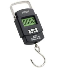 Aliston H1 Series A08/A302 digital weighing machine for Luggage weighing, Weighing scale capable of 50kg, Scale with LCD Display & Stainless steel hook.