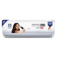 Cruise 1.5 Ton 3 Star,New Star rated, Inverter Split AC with 7-Stage Air Filtration (Copper, Convertible 4-in-1, Fast Cooling, PM 2.5 Filter, Anti-Rust Tech, New BEE Rated, CWCVBM-VQ3D173, White)