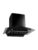 Glen ISPA AC BL 60CM 1200 CMH 60 cm Curved Glass 60 cm|Digital Display|Touch & Gesture Control| Autoclean| Filterless|Powerful Suction | Low Nois Auto Clean Chimney(Wall Mounted, Black)