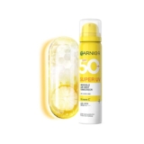 Garnier Superuv Invisible Air Mist Sunscreen Spf50 Pa++++ Uva/B For Broad Spectrum | Application Over Makeup Sunscreen Spray | No White Cast | For All Skin Types | Lightweight | For Men & Women 75Ml