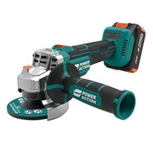 Sulfar Power Action BAG20A 20V Heavy Duty Cordless Angle Grinder (Solo Tool), Brushless Motor, 100/125 mm, M14, 8400 RPM (BAG20A)
