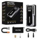 VALTRIC Cordless Tyre Inflator Air for Car and Bike 5200mAh with Digital Display, Auto Cut-Off, LED Flashlight, Emergency SOS Light & Power Bank Support for Car, Bike, Bicycle & Ball
