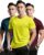 EYEBOGLER Mens Round Neck Half Sleeve Solid Dry Fit T-Shirt Pack of 3