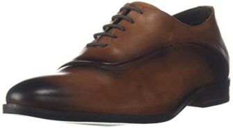 Hush Puppies Mens CHALES Pleat E Light Brown Oxford – 7 UK (8343689)