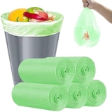 Stysol Premium Garbage Bags 19 X 21 Inches (Medium) 360 Bags (12 Rolls) Dustbin Bag/Trash Bag – Green Color