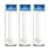 Cello H2O Glass Fridge Water Bottle With Plastic Cap | Leak Proof & Break-Proof | Wide Mouth & Easy To Clean | Best Usage For Office/School/College | Set Of 3, 920Ml | Blue