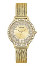 Guess Round 38mm Champagne Dial Analog Women Watch – GW0402L2