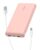 Belkin 20000 mAh Power Bank | Super Fast Charging | USB-C PD Port | 15W Charging for iPhone Series (16, 16 Pro Max), Samsung Galaxy, Google Pixel & More | 2 Years Warranty | Rose Gold